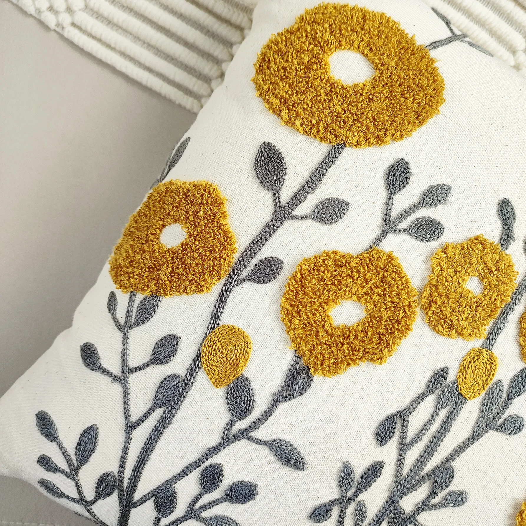 1 шт. наволочка в стиле бохо с цветочной вышивкой украшение для дивана и кровати