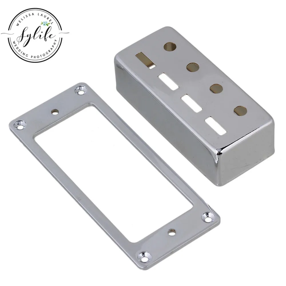 

Chromed Copper 44mm Humbucker Pickup Cover Frame for 4-string Bass