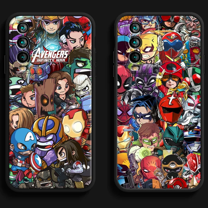 

Marvel Comics Logo Phone Cases For Xiaomi Redmi Note 10 10S 10 Pro POCO F3 GT X3 GT M3 Pro X3 NFC Carcasa Coque Soft TPU Funda