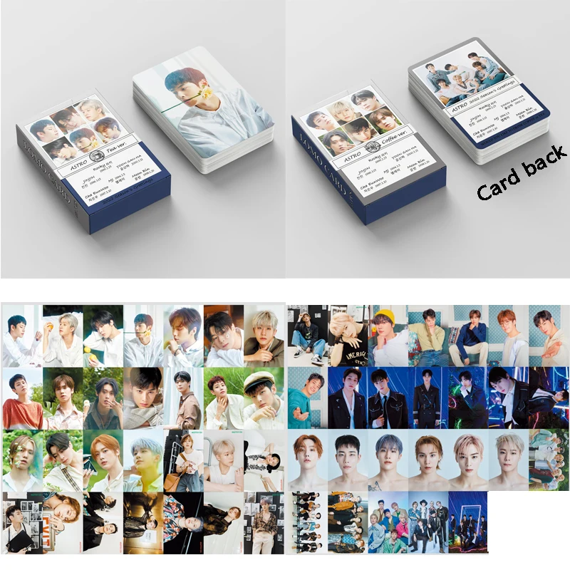 

55 шт./корп. Kpop Астро ЛОМО открытки фотоальбом открытки K-pop Астро Открытки Высокое качество HD Двойная печать