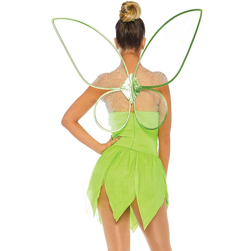 3Colors Elf Cosplay Halloween Costumes For Woman Adults Fairy Wings Fancy Ball Role Play Party Performance Show Princess images - 6