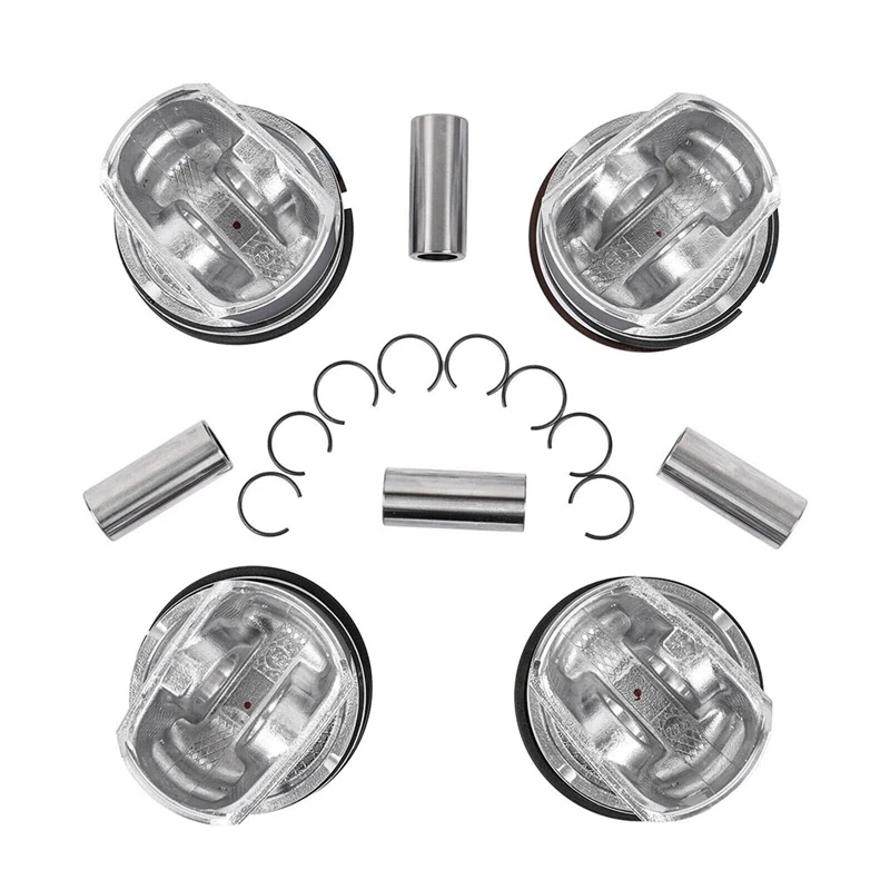 4Pcs New Pistons &amp Ring Set 11257566019 For MINI R55-R61 N14 TURBO Cooper Countryman 06-16 Engine Spare Parts