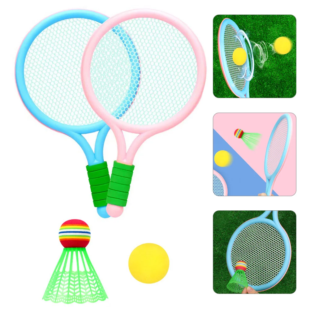 

Tennis Racket Badminton Kids Set Toys Children Game Sports Rackets Beginner Training Outdoor Toy Toddler Equipment Tool Kit