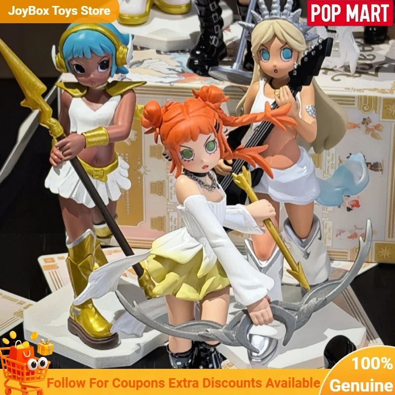 Фото Оригинальные коллекционные фигурки POPMART Peach Riot Disorder Chord Series в закрытой упаковке, сюрприз-бокс, игрушки для дома и рабочего стола, подарок №5