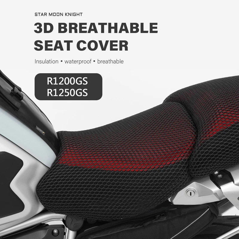 

3D сетчатый чехол на сиденье мотоцикла для BMW R1200GS R1200 GS LC GS 1250 1200 R1250GS ADV Adventure