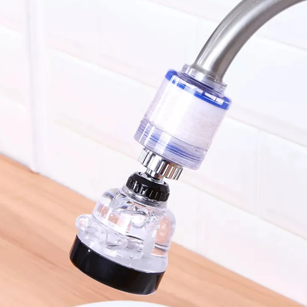 

Water Saving Kitchen Faucet Aerator 360 Degree Rotation Nozzle Tap Adapter Water Filter Bubbler Swivel Head Bathroom Accessories