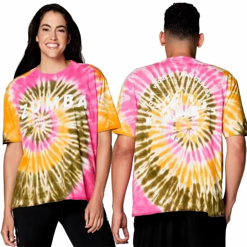 

zumba sport dance quick dry short sleeve t-shirt