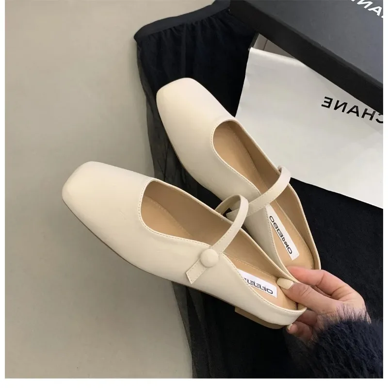 Новые летние женские туфли в Корейском стиле модные повседневные на плоской