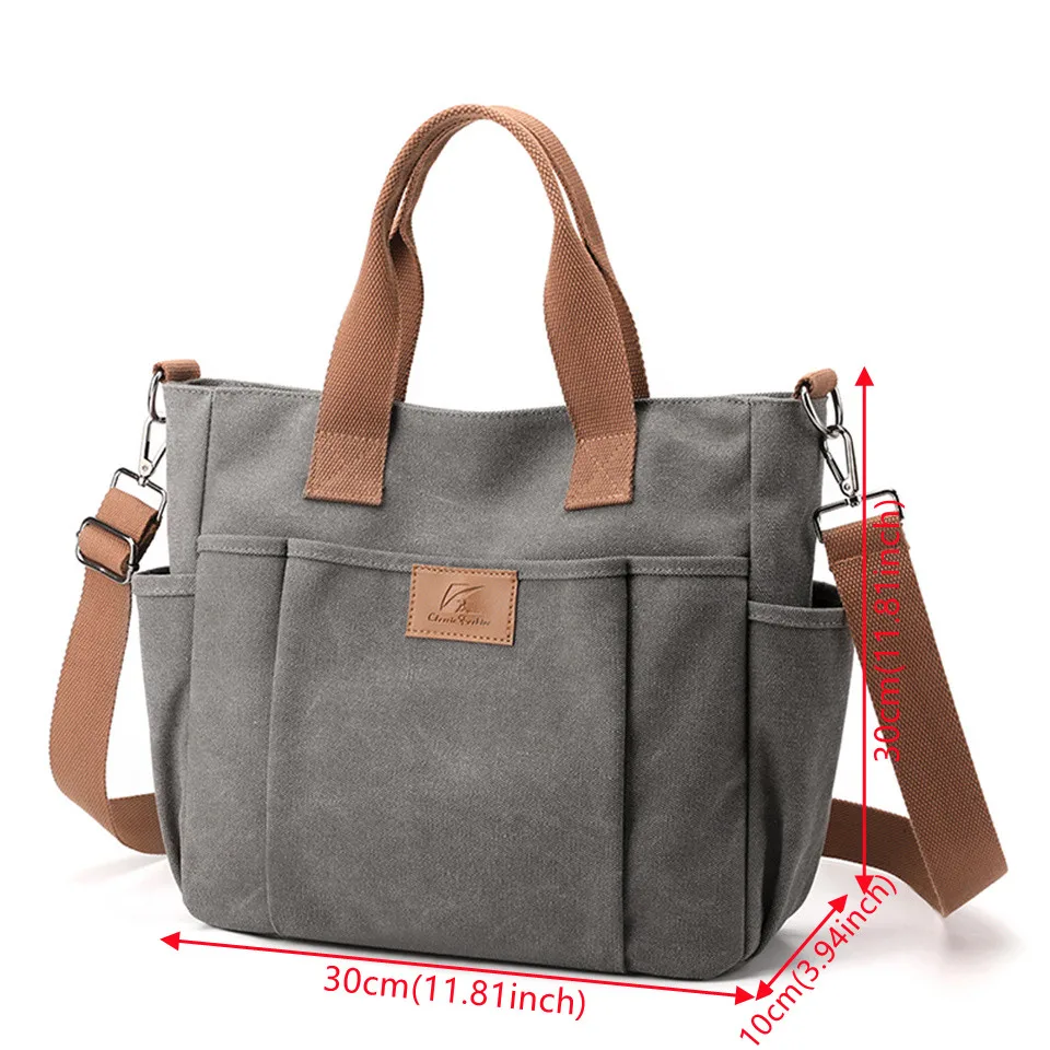 Women Canvas Single Shoulder Bag Designer Handbags Ladies High Quality  Female Large Capacity Tote Top-handle Bag Crossbody Bag