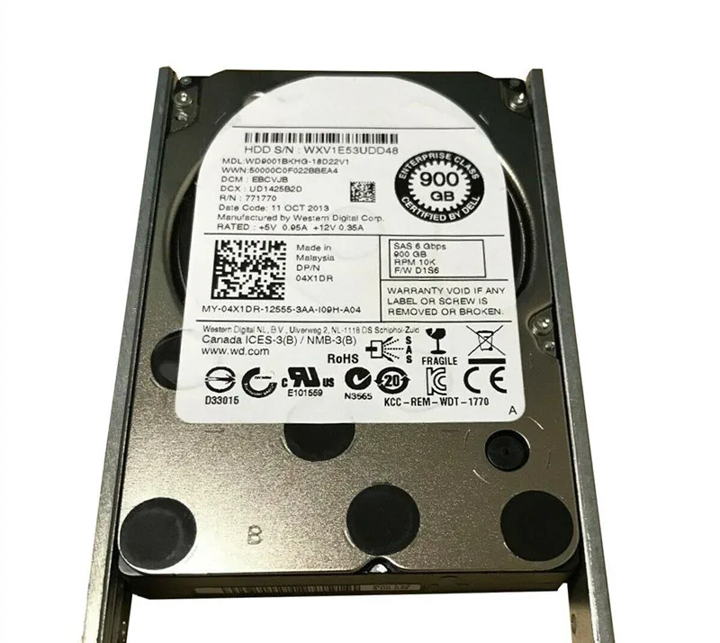 

original 100% authentique WD9001BKHG 900G 10K SAS 2.5