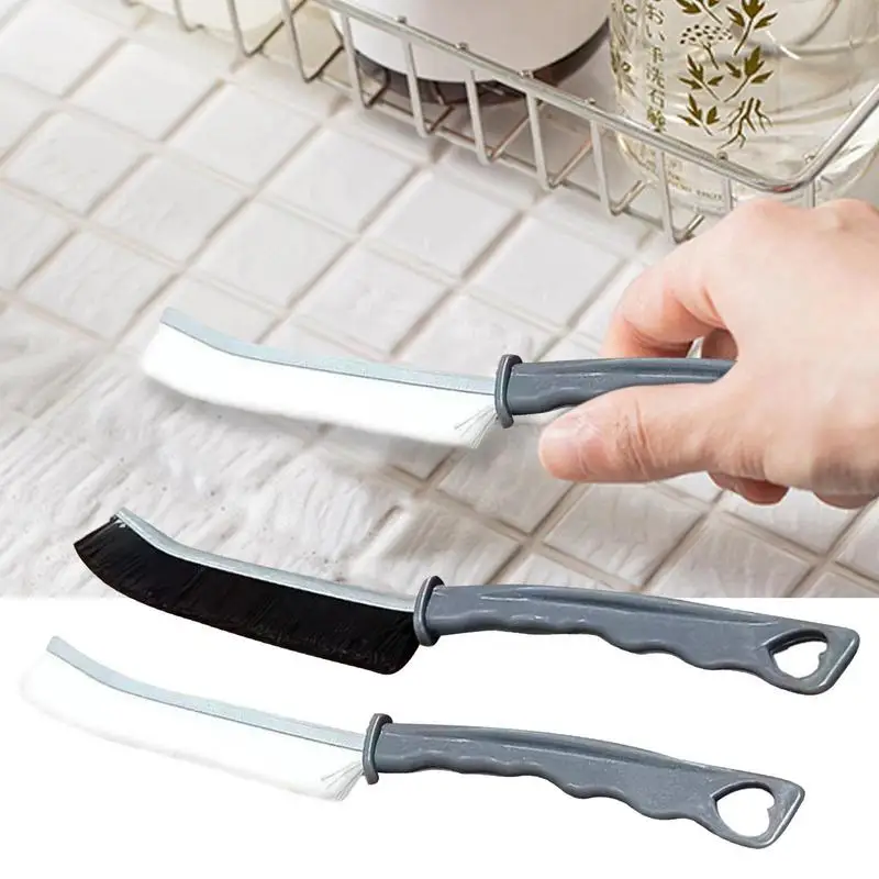 Hard-Bristled Crevice Cleaning Brush Grout Cleaner Scrub Brush Gaps Cleaning Brush Dead Corners Multi-functional Brushes Tools