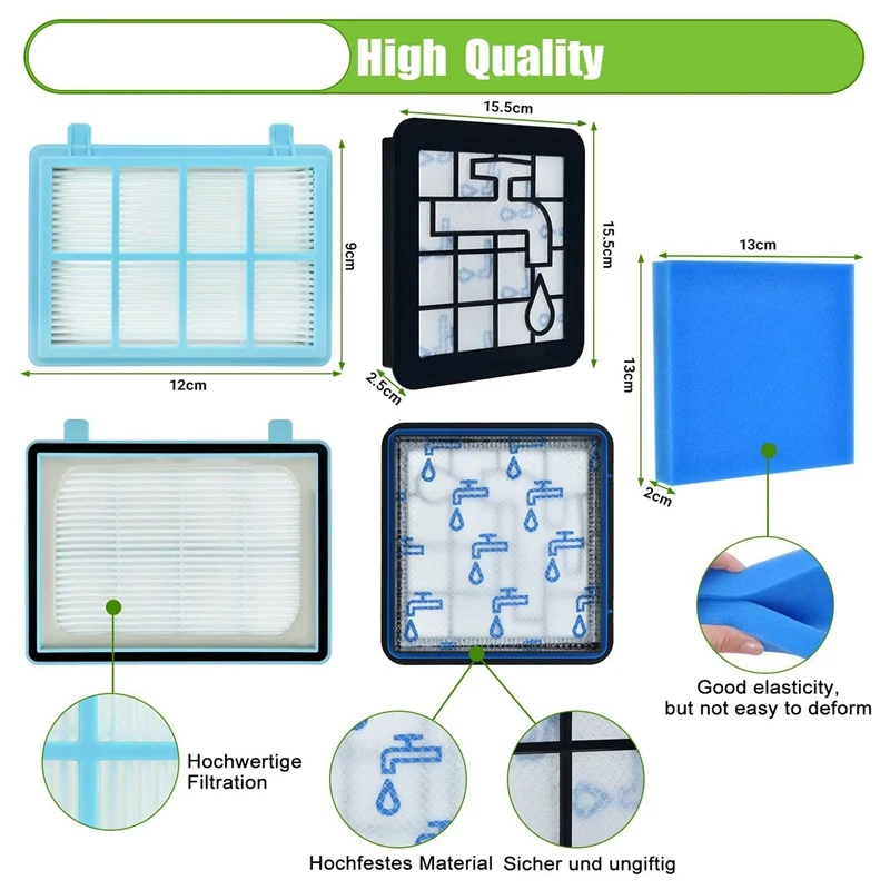 Фильтр для FC8010/01 FC9331 FC9332 FC9334 FC9550 FC9555 FC9556 Аксессуары пылесосов