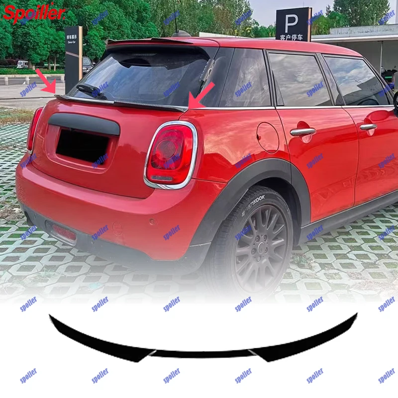 Фото Подходит для BMW Mini Cooper F55 4-дверный (2014-2024) — Аэродинамический задний спойлер среднего размера для улучшения характеристик, внешний тюнинг №2