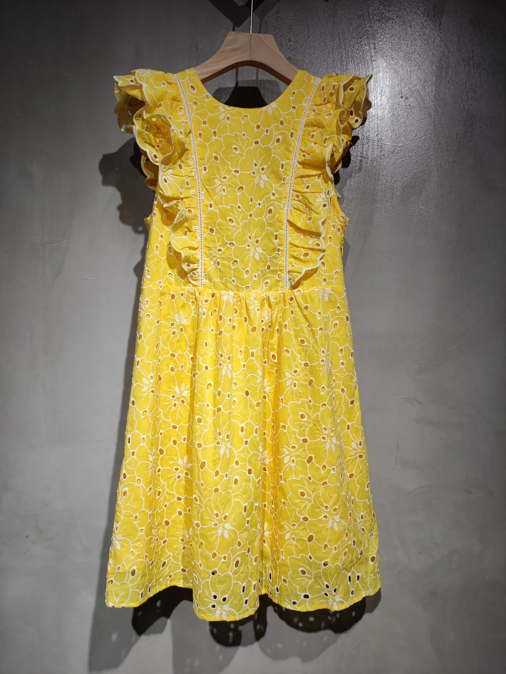 

Female Clothing Woman Clothes Women's Dress Evening Party Elegant Dress Summer 2022 Ruffle Hollow Out Embroidery Backless Dress