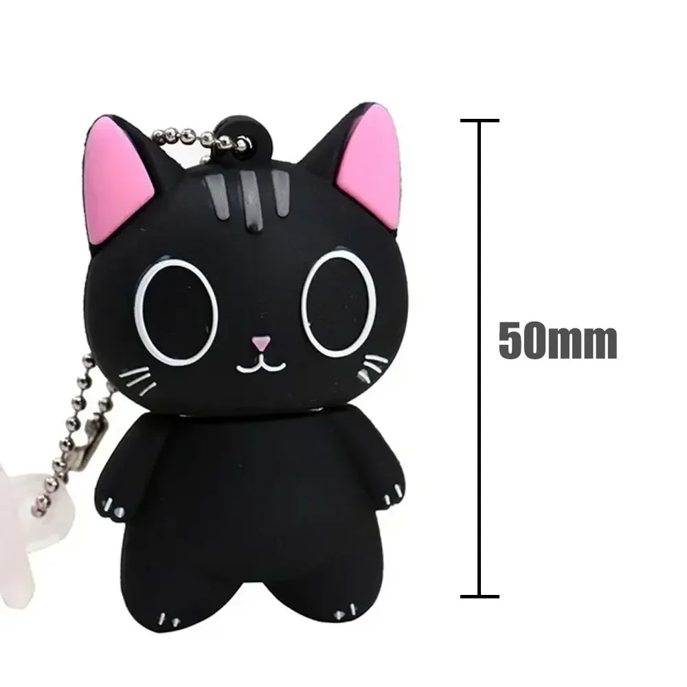 Cartoon USB 2.0 Flash Drive 128GB Cute Animal Penguin Lion 64GB Pen Drives 32GB 16GB pendrive 8G 4G Gifts Key Chain Memory Stick