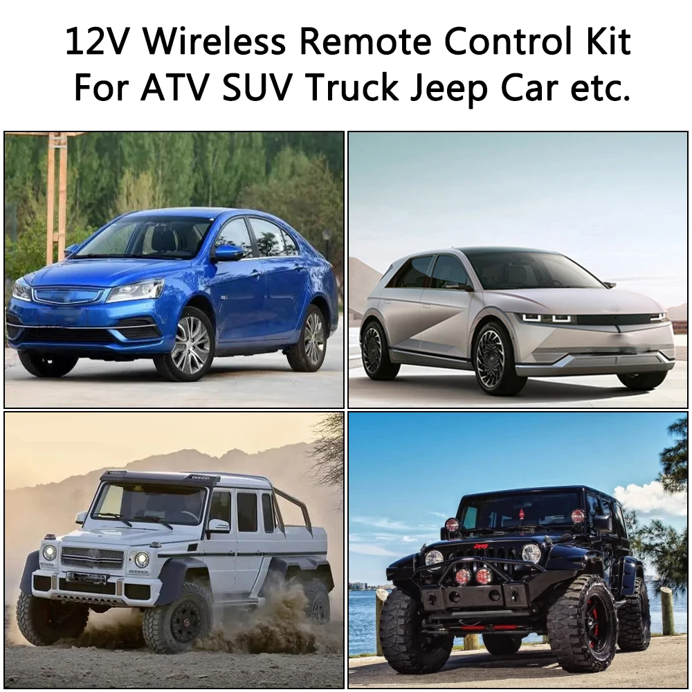 Пульт дистанционного управления лебедкой для Jeep Off-road ATV Trailer Беспроводная