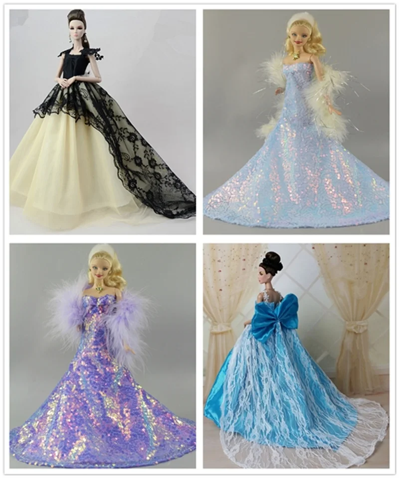 

1 Set Doll Clothes 1:6 Scale Dress Outfit for 11.5 inch 30cm Doll Many Style for Choice Gifts for girls doll accessories