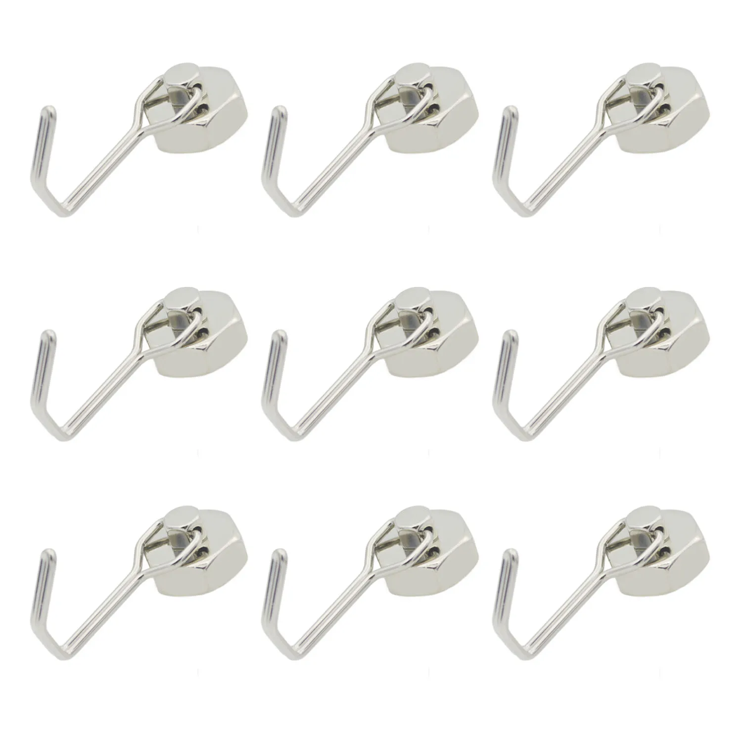 

Magnetic Hooks Heavy Duty Strong neodymium Magnet Hooks Black for Fridge Kitchen BBQ Grill Key Holder Whiteboard Cruise Cabins