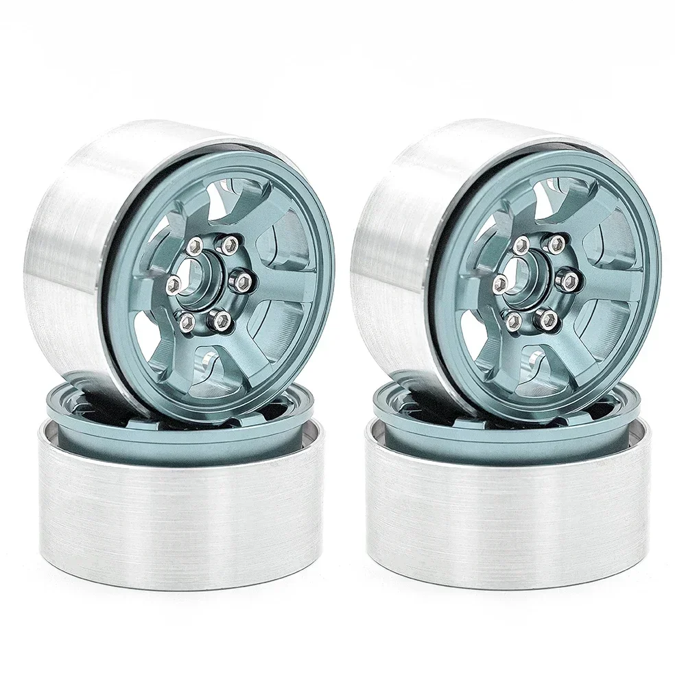 4 шт. металлическая ступица обода колеса 1 9 для 1/10 Trxs Hsp Redcat Rc4wd WRAITH Tamiya Axial SCX10 D90 HPI