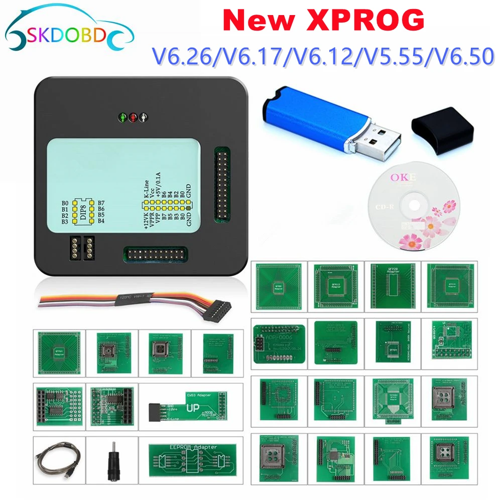 Factory Price XProg-M Xprog M 5.55  6.12  6.26  6.50 Chip Tuning Programmer Tool X Prog M V5.55 V6.12 V6.26 V6.50 XPROG-M 5.55