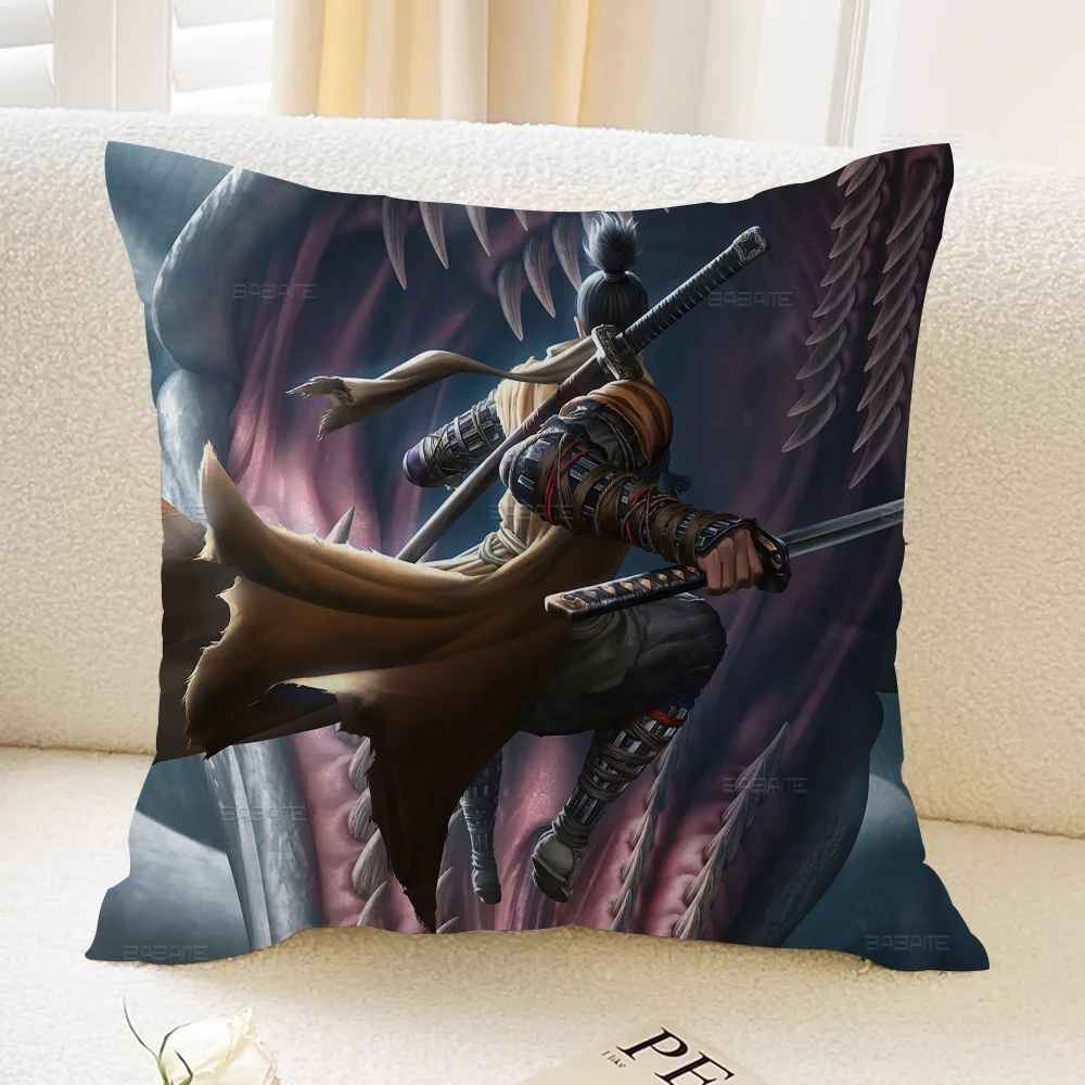 Наволочки Sekiro Shadows Die Twice мультяшный диван декоративный домашний двусторонний