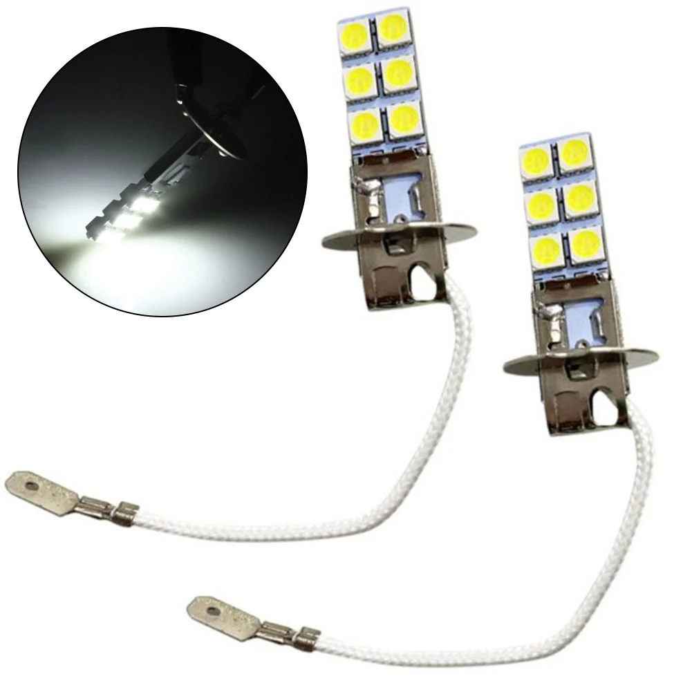 

2pcs H3 LED Fog Driving Light Bulbs Conversion Kit Super Bright White 360° Lighting New And High Quality Signal Lamp DC12V 55W