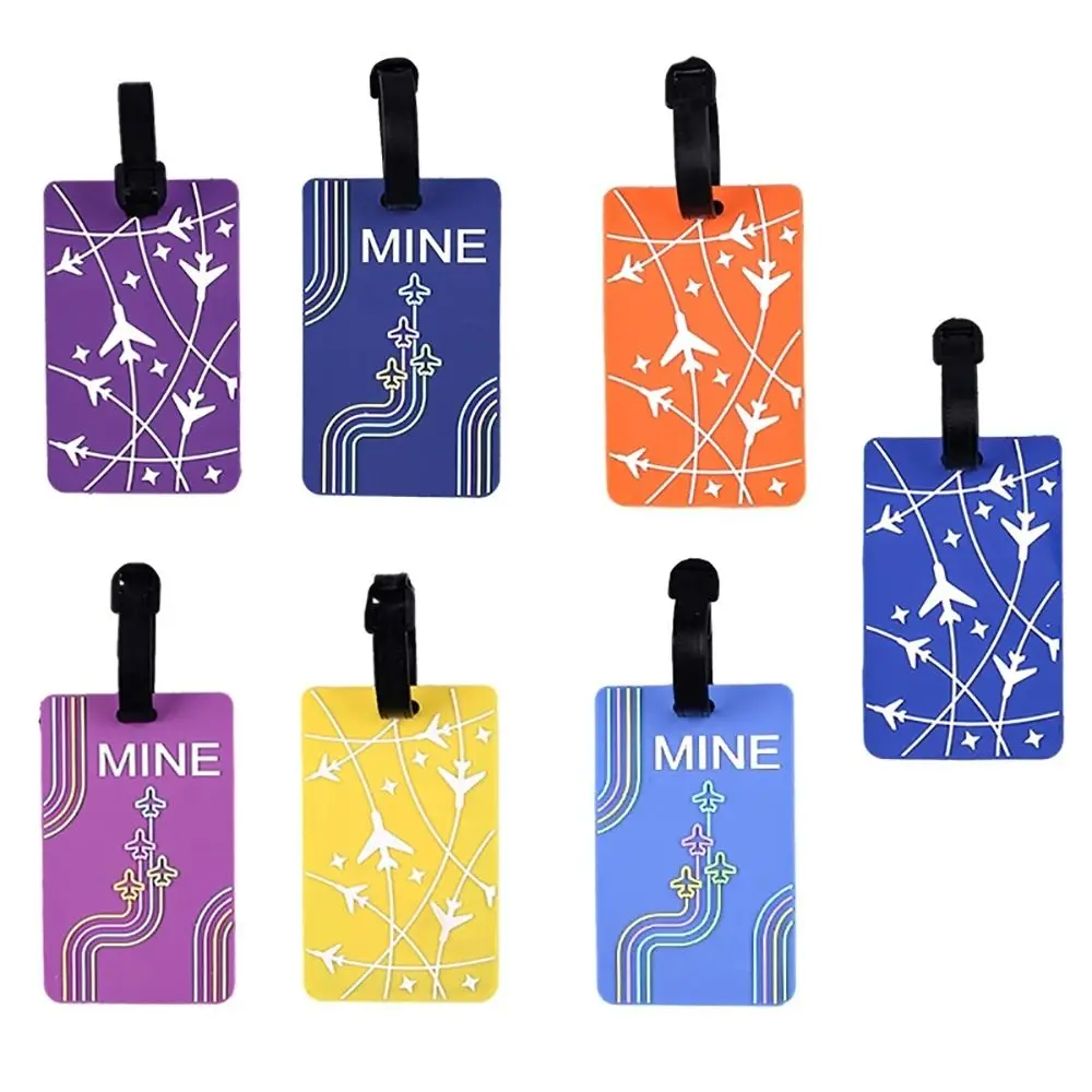 Силиконовая багажная бирка портативный персонализированный держатель для