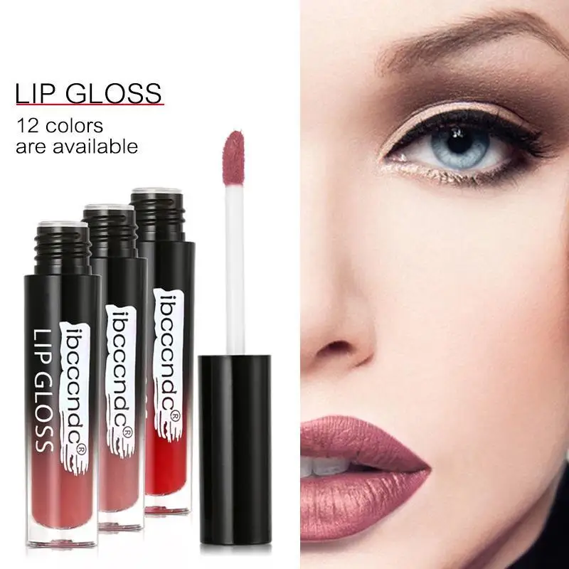 

Waterproof Batom Velvet Liquid Lipstick Sexy Lip Tint Makeup Long Lasting Matte Nude Lip Gloss