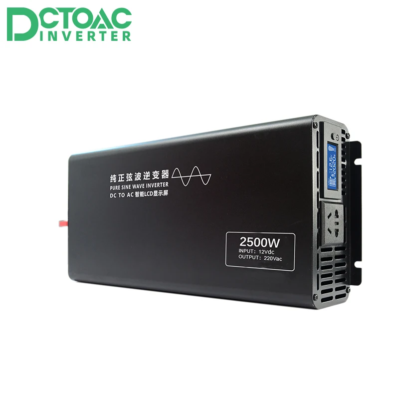 

Dc To Ac 2500 Watt Inverter 12v 24v 36v 48v 60v 72v 84V to 100v 110v 120v 220v 230v 240v pure sine wave power inverter