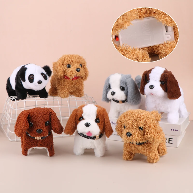 Имитация электрического маленького щенка может ходить лай Кид голова имитация