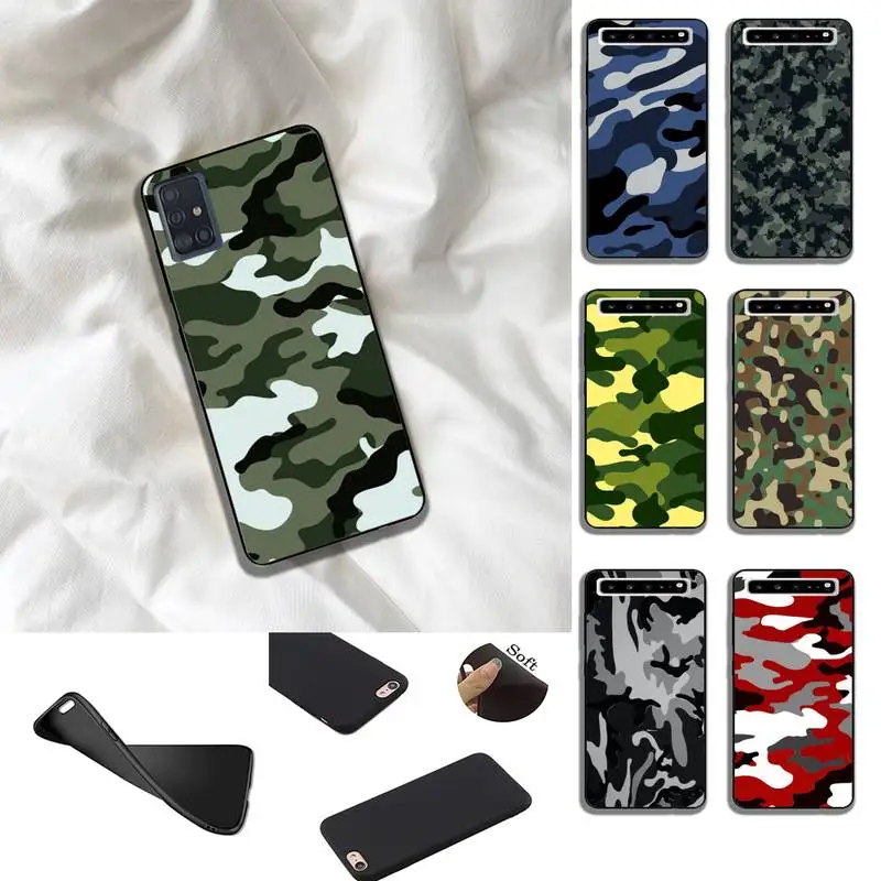 

Camouflage Phone Case For Samsung Note M 31 9 A51 A52 A71 A72 A80 A91 A20E A32 A31 A21 A11 Fundas Shell Cover