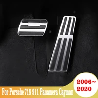 for porsche taycan 2019 2020 2021 2022 2022 car foot pedal fuel accelerator brake pedals cover non slip pad interior accessories