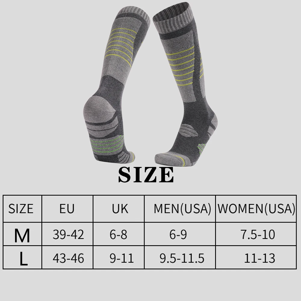 Зимние хлопковые теплые носки для мужчин и женщин