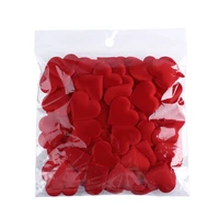 100pcslot love heart shaped sponge petal for wedding decorative handmade diy petals birthday table wedding party supplies