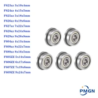 2 5pcs flange ball bearings f604 f605 f606 f607 f608 f609 f623 f624 f625 f684 f688 f626 f627 f628 f629 zz 2z 3d printers parts