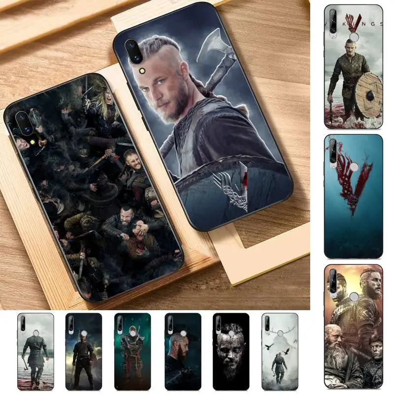 

Vikings Ragnar Lothbrok Phone Case for Huawei Y 6 9 7 5 8s prime 2019 2018 enjoy 7 plus