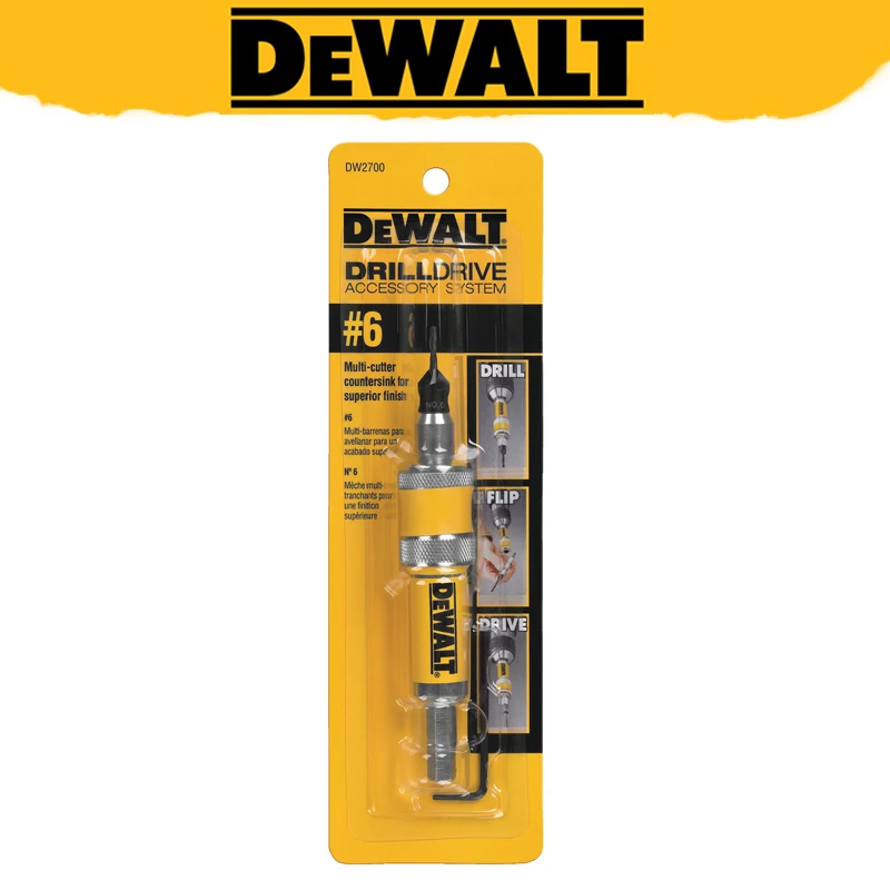 

DEWALT DW2700 Сенковка для деревянного пистолета, сверло, отвертка, сверла с откидным приводом, высокая твердость, прочные аксессуары для электроинструментов