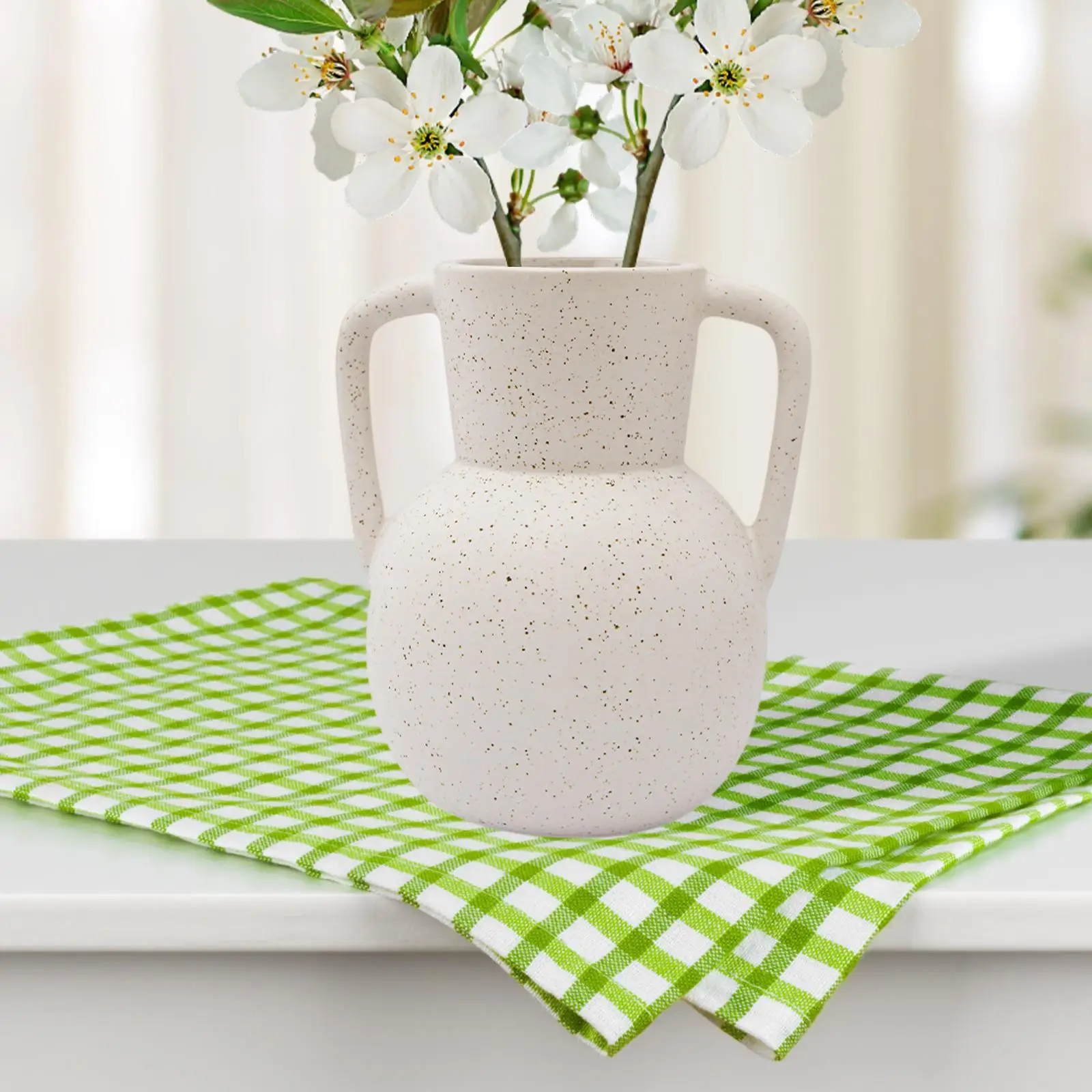 Керамическая ваза для цветов Настольный держатель сухих цветочных композиций