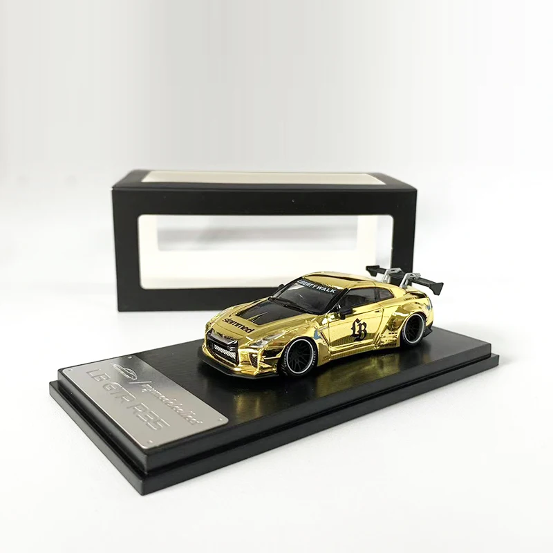 Модель автомобиля MC 1:64 GTR R35 LB литая под давлением коллекция автомобилей из сплава