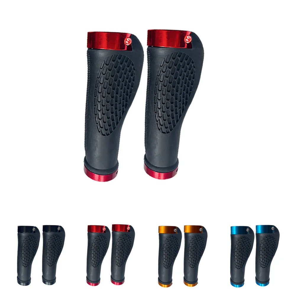 

Pair Bicycle Handlebar Grip Rubber Lock-on MTB Road Bike Cycling Handle Bar Grip Bicycle Road Mountain Bike Parts Accessories
