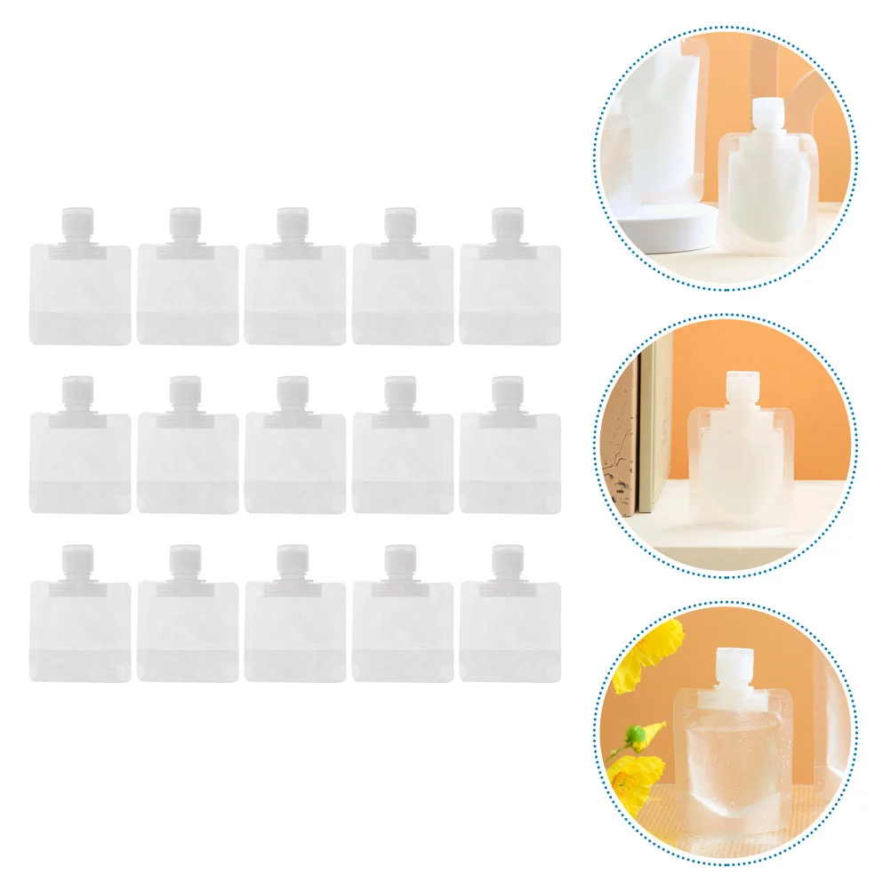 

15 Pcs Lotion Bag Travel Pouches Makeup Container Packing Compact Portable Squeeze Reusable The Pet Sub Bags Accessories