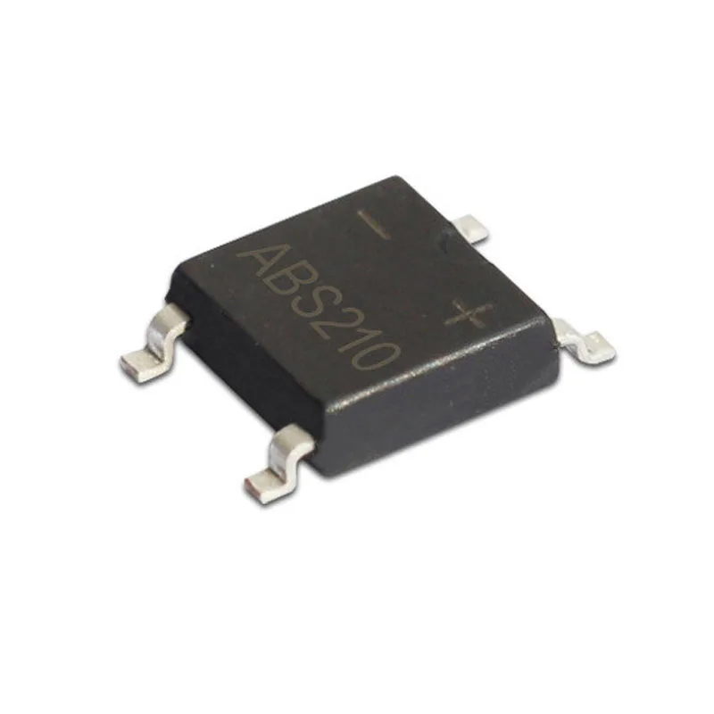 

100~10000Pcs ABS210 Bridge Rectifier 2A/1000V SMD Rectifier Bridge Stack SOP-4 ABS Footprint