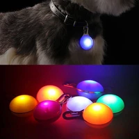 2pcs pet dog luminous pendants teddy night light anti loss lamp dog tag cat dogs bright lamp take a walk at night avoid accident