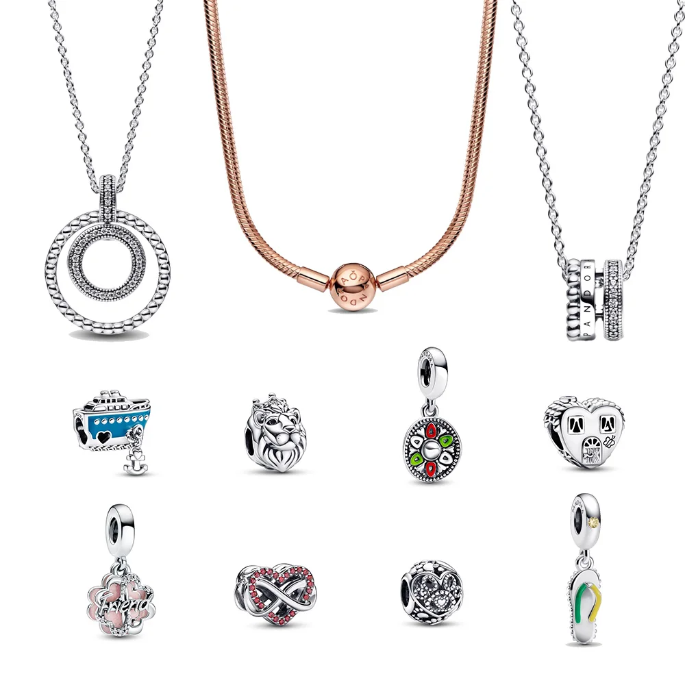 

Necklace Fashion Original Series Jewelry for Pandora for 2022 New Arrival Charms Beads Wholesale in Bulk Free Shippin Gift OR023