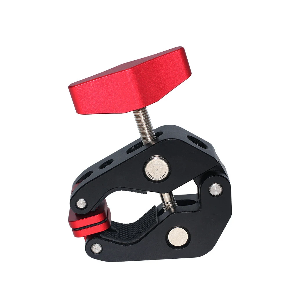 Aluminum Alloy Mount Holder Claw Stands with 1/4 3/8inch Screw Hole Adaptor for Gopro DJI SJcam DSLR Cameras Monitor Flashes |