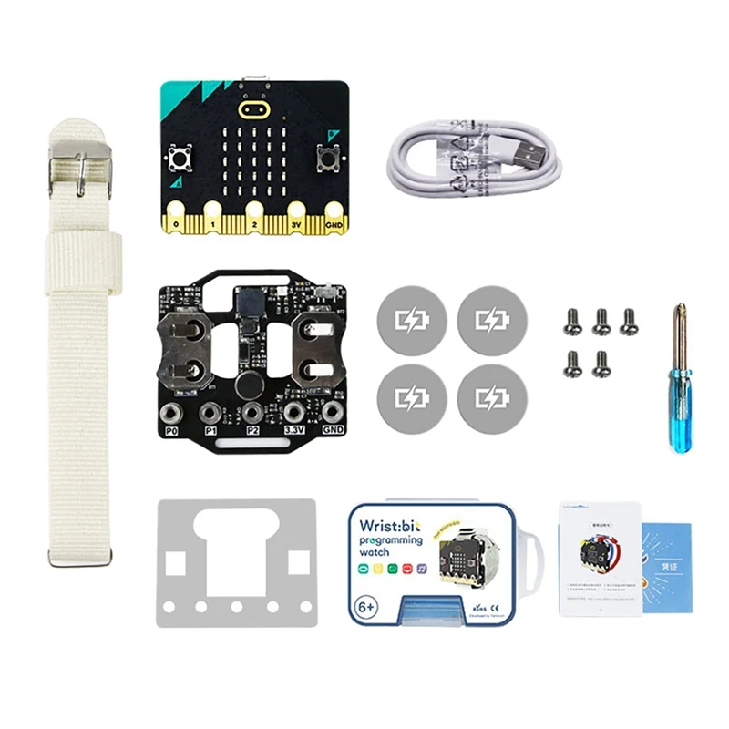 

Wearable Watch Kit Micro:Bit Compatible V2 Programming Expansion Board DIY