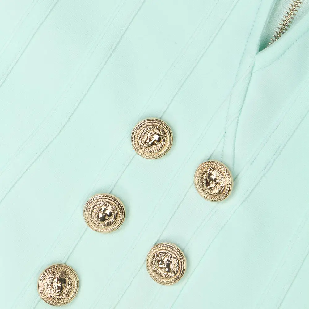 Новинка 2023 летнее повседневное женское Бандажное платье зеленое элегантное