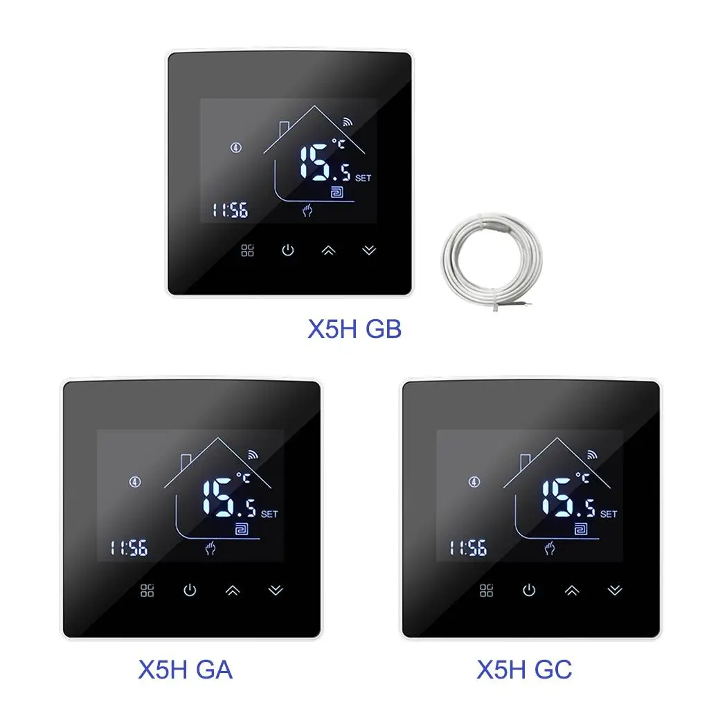 

WiFi Thermostat,Electric Floor/Water Heating/Water Gas Boiler Temperature For Google Assistant for Alexa Voice Control