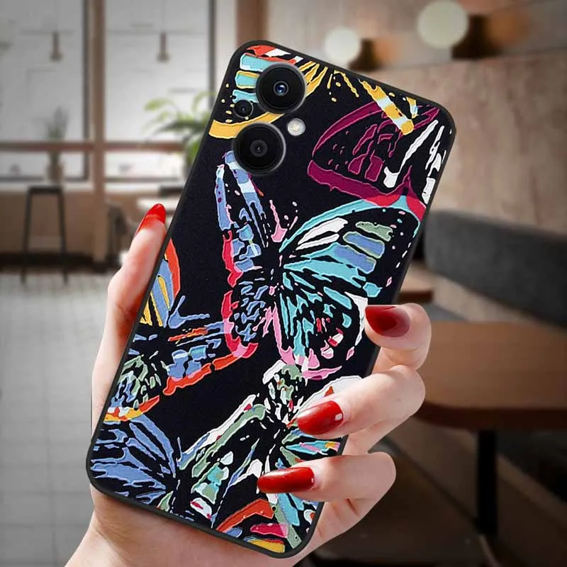 for one plus nord n20 5g case 3d emboss floral relief soft silicon case for oneplus nord n20 6 43 n 20 2022 phone cover capas free global shipping
