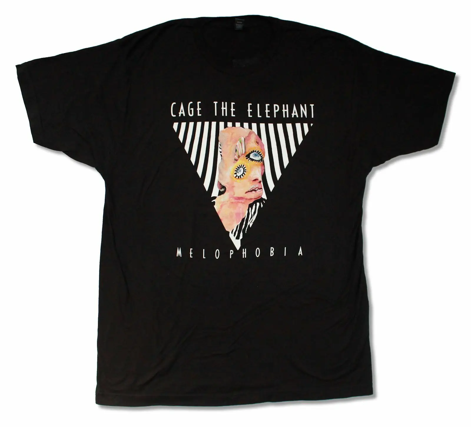 

Cage The Elephant Melophobia Tour '14 Black Band T Shirt New